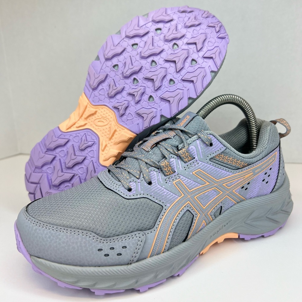 Asics Gel-Venture 9 Womens Trail Running Sz 7M 1012B313-021 Sheet Rock/Smr Dune